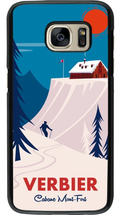 Coque Samsung Galaxy S7 - Verbier Cabane Mont-Fort