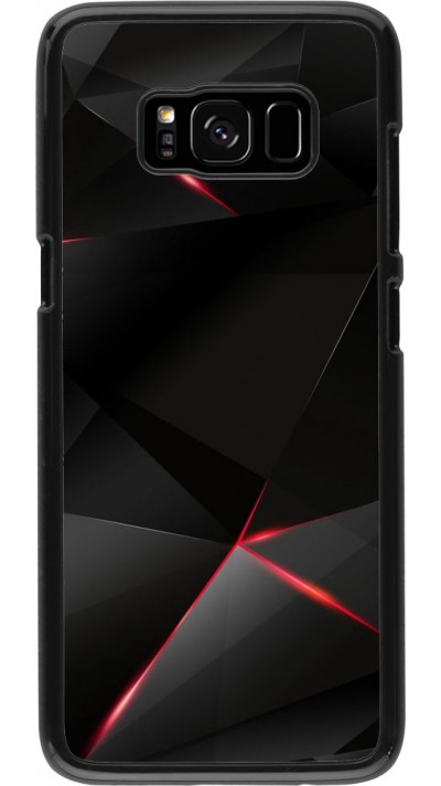 Coque Samsung Galaxy S8 - Black Red Lines