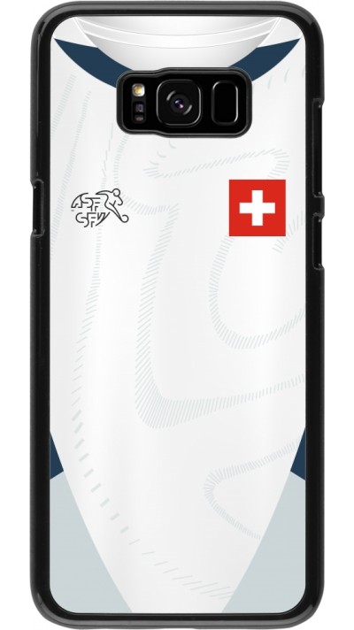 Samsung Galaxy S8+ Case Hülle - Schweiz Away personalisierbares Fussballtrikot