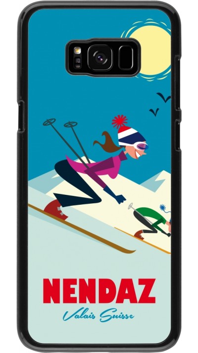 Samsung Galaxy S8+ Case Hülle - Nendaz Ski Downhill