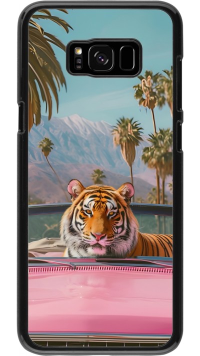Samsung Galaxy S8+ Case Hülle - Tiger Auto rosa