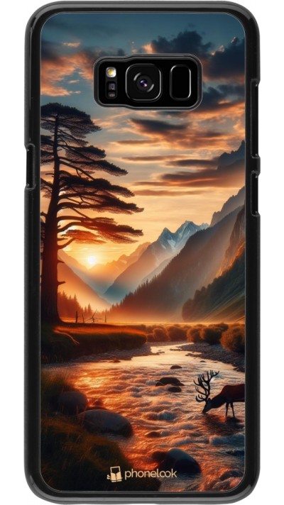 Coque Samsung Galaxy S8+ - Valley Sunset Deer Tree