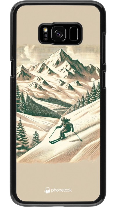 Coque Samsung Galaxy S8+ - Vintage Ski Mountain