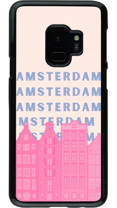 Coque Samsung Galaxy S9 - Amsterdam Pink Print