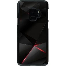 Coque Samsung Galaxy S9 - Black Red Lines