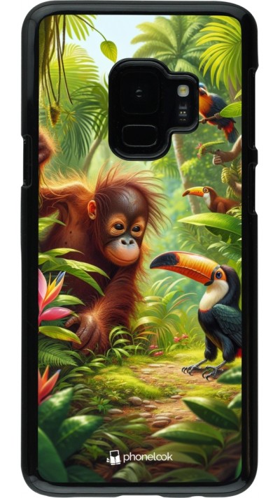 Samsung Galaxy S9 Case Hülle - Tropischer Dschungel Tayrona