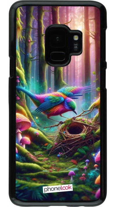 Samsung Galaxy S9 Case Hülle - Vogel Nest Wald