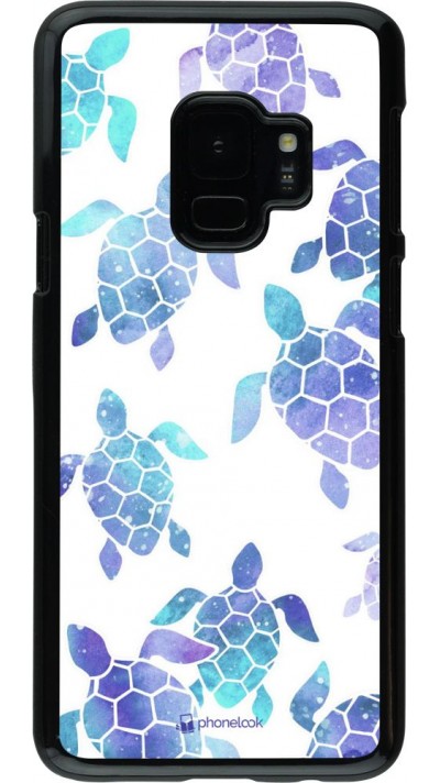 Coque Samsung Galaxy S9 - Turtles pattern watercolor