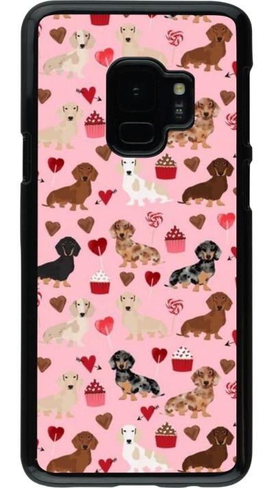 Coque Samsung Galaxy S9 - Valentine 2024 puppy love