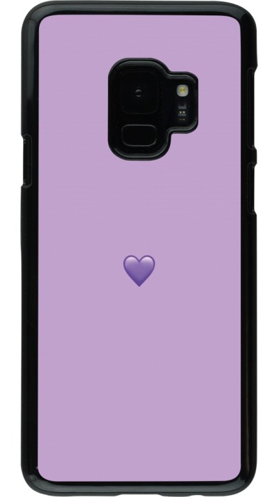 Coque Samsung Galaxy S9 - Valentine 2023 purpule single heart