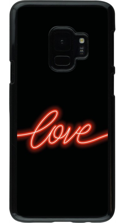 Coque Samsung Galaxy S9 - Valentine 2023 neon love