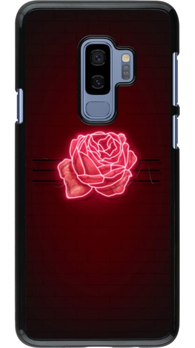 Samsung Galaxy S9+ Case Hülle - Spring 23 neon rose