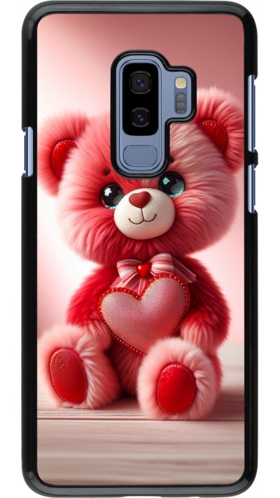 Coque Samsung Galaxy S9+ - Valentine 2024 Ourson rose