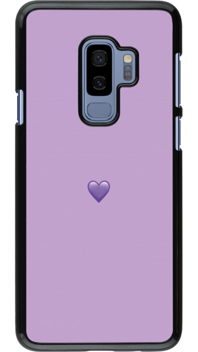 Coque Samsung Galaxy S9+ - Valentine 2023 purpule single heart