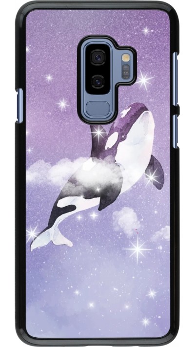 Coque Samsung Galaxy S9+ - Whale in sparking stars