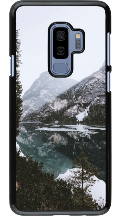 Coque Samsung Galaxy S9+ - Winter 22 snowy mountain and lake