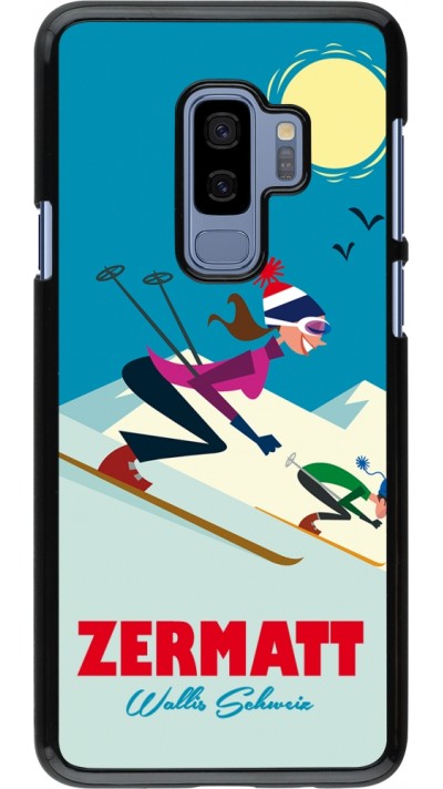 Coque Samsung Galaxy S9+ - Zermatt Ski Downhill