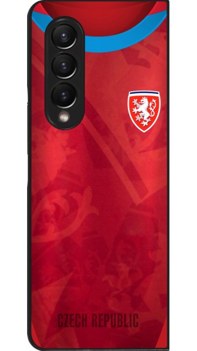 Samsung Galaxy Z Fold3 5G Case Hülle - Tschechische Republik personalisierbares Fussballtrikot