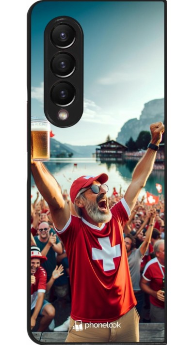 Samsung Galaxy Z Fold3 5G Case Hülle - Schweizer Sieg Fanzone Euro 2024