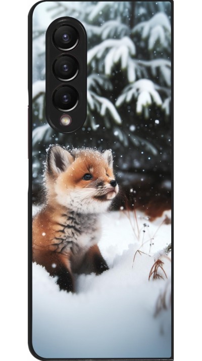 Samsung Galaxy Z Fold3 5G Case Hülle - Weihnachten 2023 Fuechslein Tanne