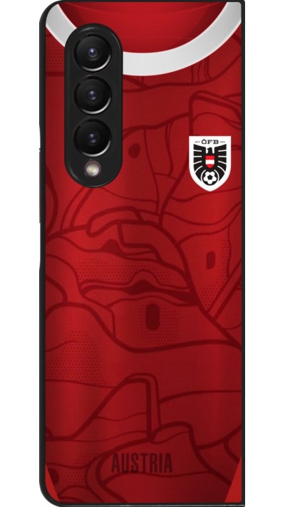 Samsung Galaxy Z Fold4 Case Hülle - Austria personalisierbares Fussballtrikot