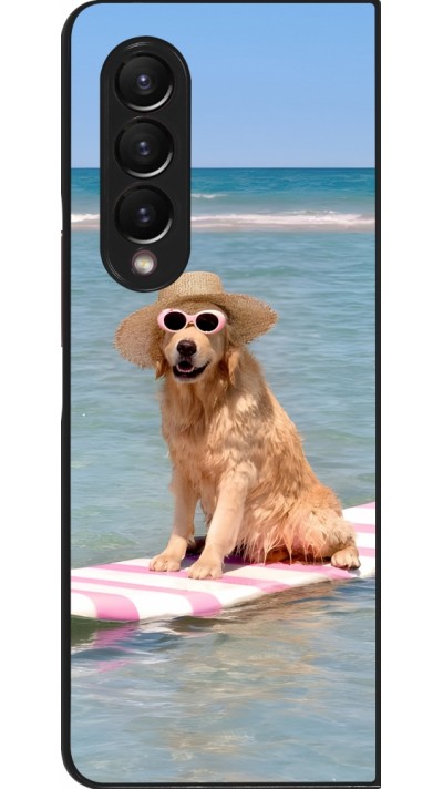 Coque Samsung Galaxy Z Fold4 - Summer Dog on Paddle