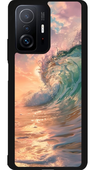 Xiaomi 11T Case Hülle - Silikon schwarz Wave Sunset