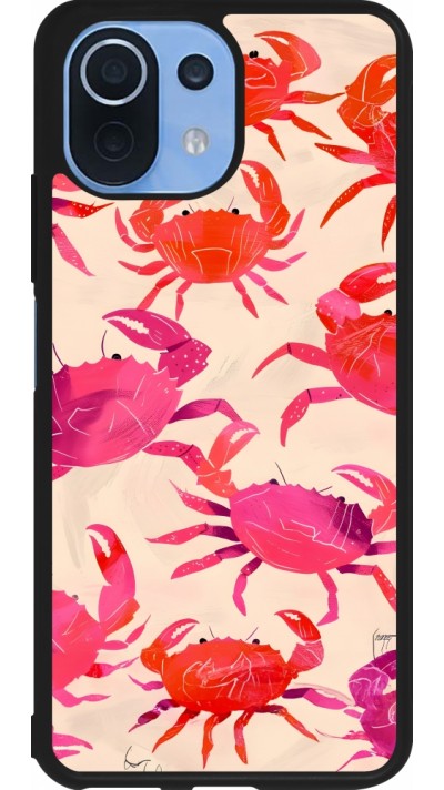 Xiaomi Mi 11 Lite 5G Case Hülle - Silikon schwarz Crabs Paint