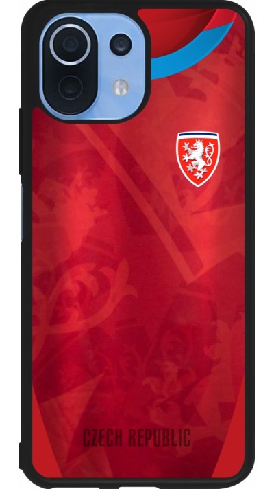 Xiaomi Mi 11 Lite 5G Case Hülle - Silikon schwarz Tschechische Republik personalisierbares Fussballtrikot