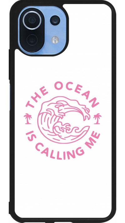 Coque Xiaomi Mi 11 Lite 5G - Silicone rigide noir The Ocean is calling me