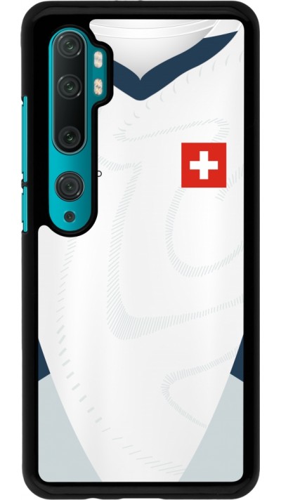 Xiaomi Mi Note 10 / Note 10 Pro Case Hülle - Schweiz Away personalisierbares Fussballtrikot