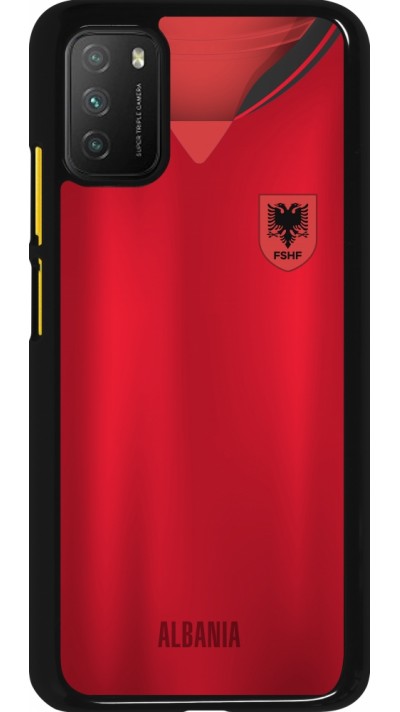 Xiaomi Poco M3 Case Hülle - Albanien personalisierbares Fussballtrikot