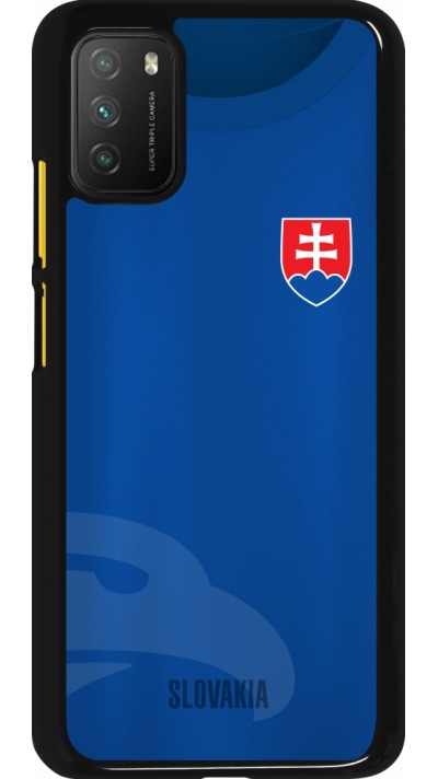 Xiaomi Poco M3 Case Hülle - Fussballtrikot Slowakei
