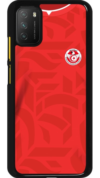 Xiaomi Poco M3 Case Hülle - Tunesien 2022 personalisierbares Fussballtrikot