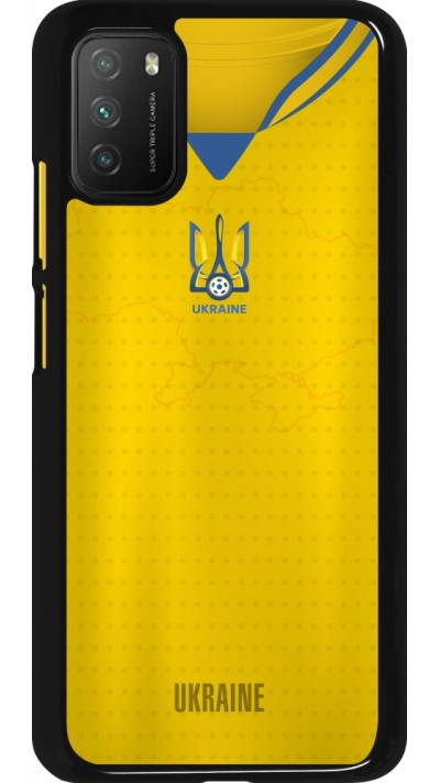 Xiaomi Poco M3 Case Hülle - Fussballtrikot Ukraine