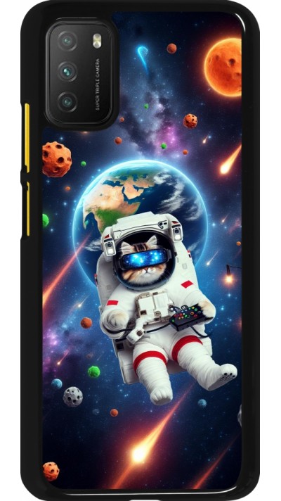 Xiaomi Poco M3 Case Hülle - VR SpaceCat Odyssee