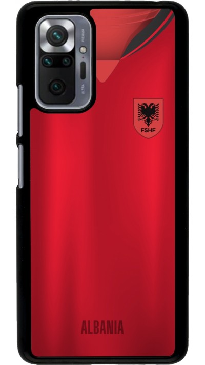 Xiaomi Redmi Note 10 Pro Case Hülle - Albanien personalisierbares Fussballtrikot