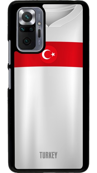 Xiaomi Redmi Note 10 Pro Case Hülle - Türkei personalisierbares Fussballtrikot
