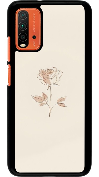 Xiaomi Redmi 9T Case Hülle - Rosa Sand Minimalistisch