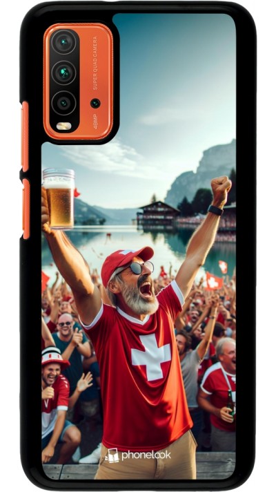 Xiaomi Redmi 9T Case Hülle - Schweizer Sieg Fanzone Euro 2024