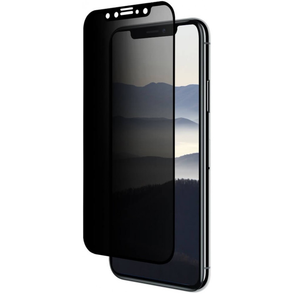 3D Tempered Glass iPhone 14 Pro Max - Vitre de protection d'écran intégrale Privacy anti-espion avec bords noirs