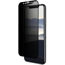 3D Tempered Glass iPhone 14 Pro Max - Vitre de protection d'écran intégrale Privacy anti-espion avec bords noirs