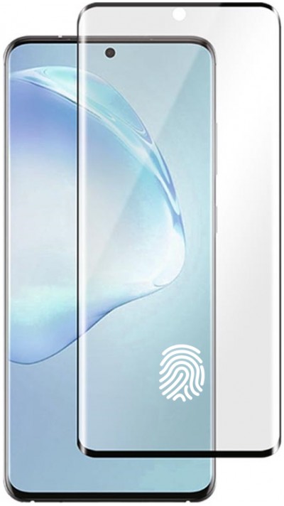 3D Tempered Glass Schutzglas schwarz (Fingerabdruck kompatibel) - Samsung Galaxy S24