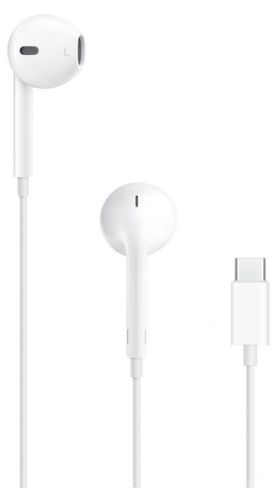 Apple in-ear original EarPods kopfhörer mit USB-C kabel und eingebautem mikrofon - Weiss
