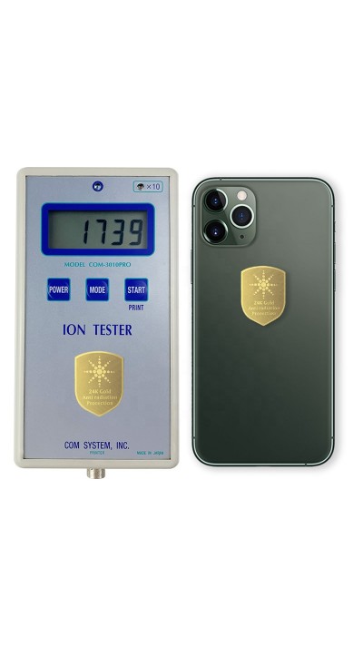 Aufkleber CAMAZ Anti-Strahlen EMF Elektromagnetische Strahlung Blocker Sticker - Gold