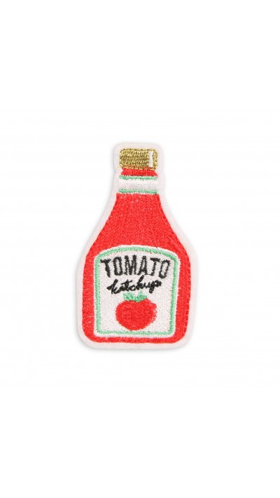 Sticker Aufkleber für Handy/Tablet/Computer 3D gestickt - Tomato ketchup
