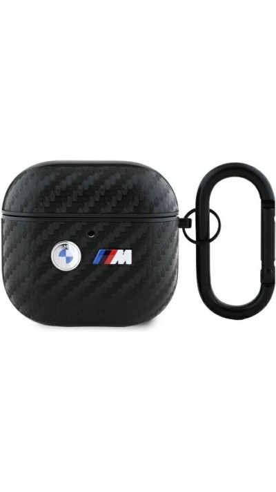 Coque AirPods 4 - BMW M Carbon - Noir