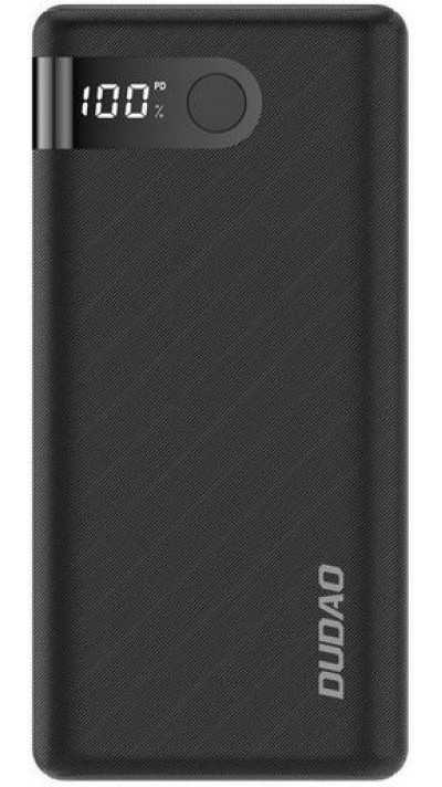 Dudao K9Pro Externe Batterie Power Bank ultra leistungsstarke 20000mAh 2 x USB-A und 1 x USB-C - Schwarz