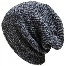 Bonnet d'hiver en laine pour les jours froids Unisex - Taille universelle Gris