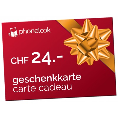 Geschenkkarte CHF 24.-